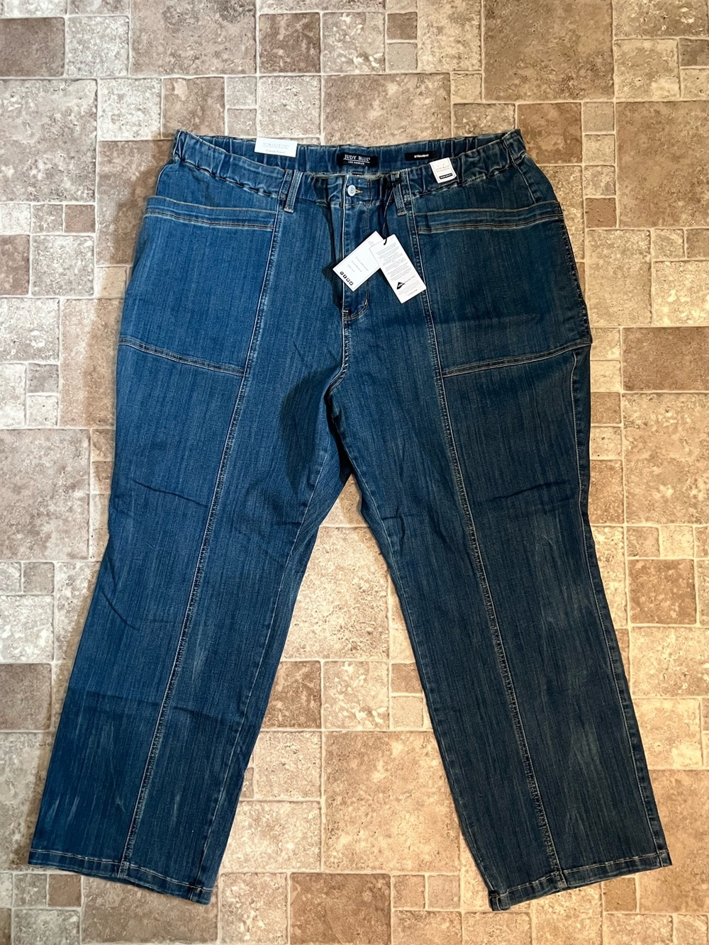 NWT 24W Judy Blue High Waist Straight Leg Jeans